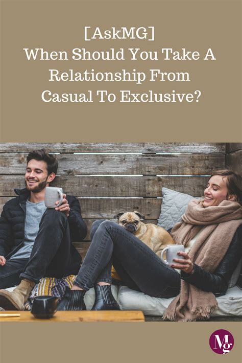 moving from casual dating to exclusive